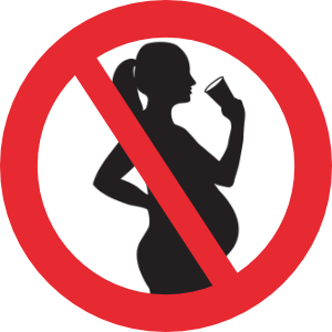 Be responsible. Drinking alcohol during pregnancy is not recommended.